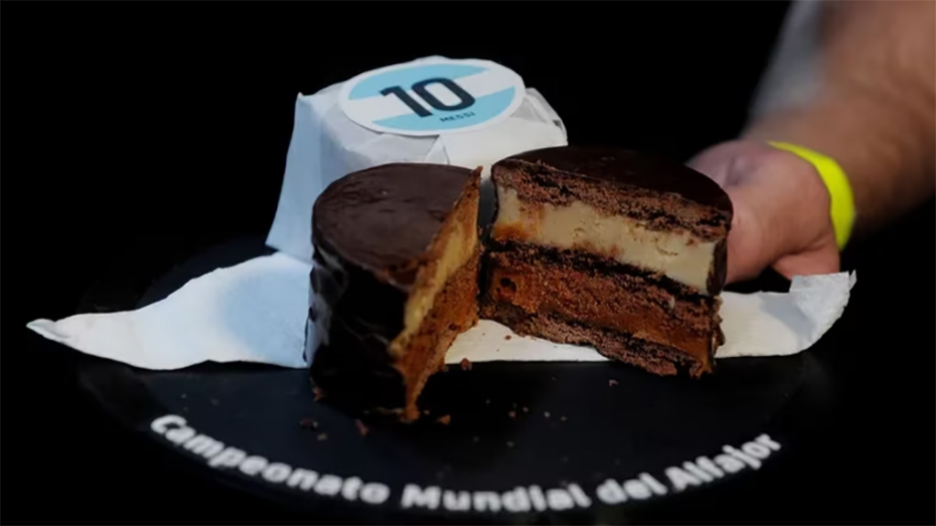 El mejor alfajor del mundo tiene pasta de maní