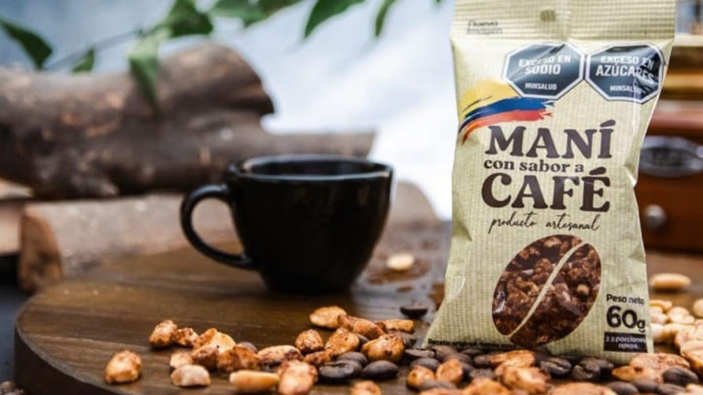 Maní con sabor a café
